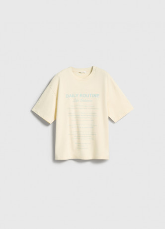 Футболка оверсайз с принтом