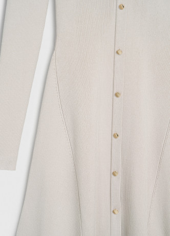 Вязаное платье мини