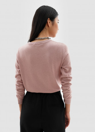 Базовый джемпер из тенселя с шёлком