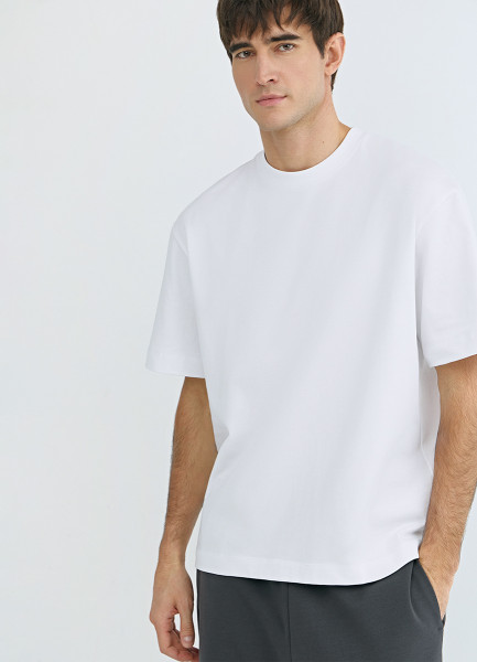 

Футболка из плотного хлопка, Белый