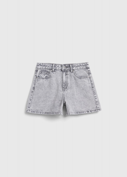 Джинсовые шорты для девочек, Серый