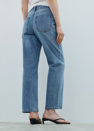 Укороченные прямые джинсы Straight