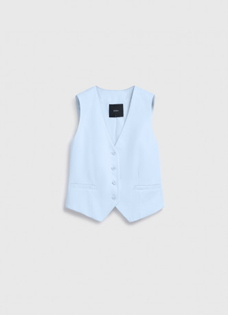 Жилет на пуговицах