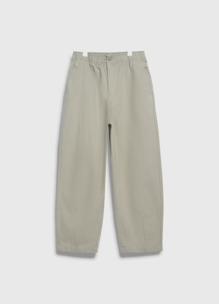 Хлопковые брюки Balloon с эластичным поясом Зеленый 3599₽