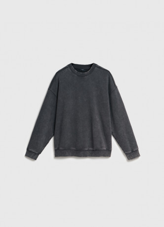 Свитшот с эффектом стирки