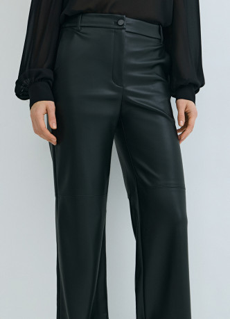 Брюки из искусственной кожи