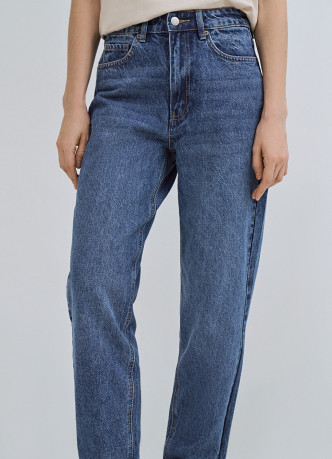 Джинсы Mom с высокой посадкой