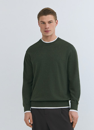 Джемпер с имитацией футболки