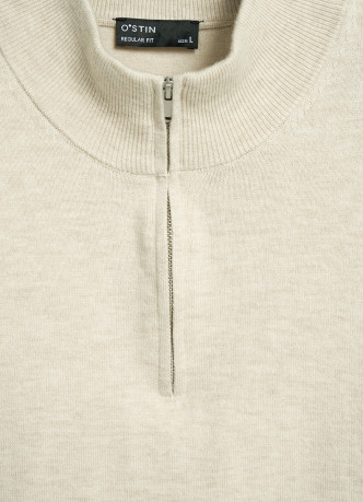 Джемпер из пряжи с шерстью