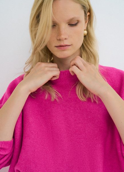 

Джемпер оверсайз, Розовый