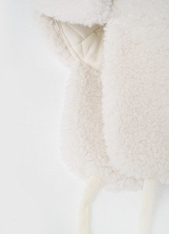 Шапка-ушанка с завязками для девочек