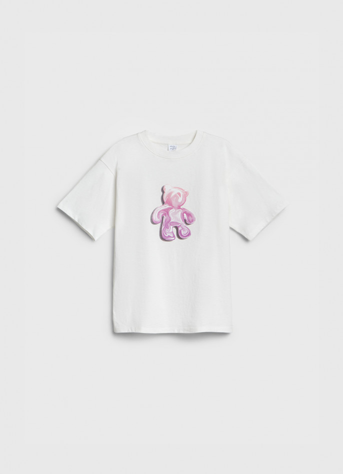 Футболка с принтом для девочек