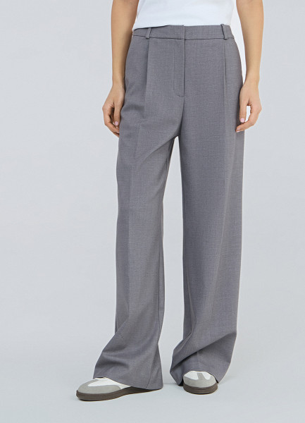 

Прямые классические брюки, Серый