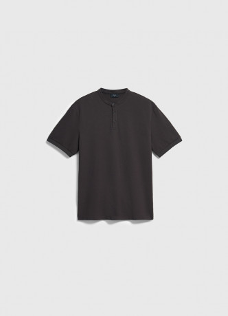 Поло с воротником-стойкой