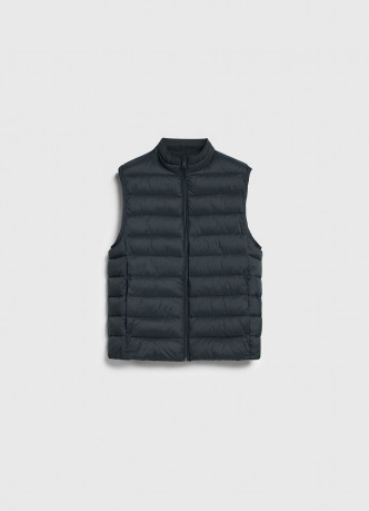 Ультралёгкий жилет с воротником-стойкой