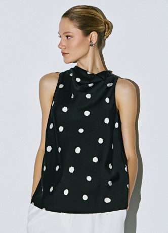 Топ в горошек