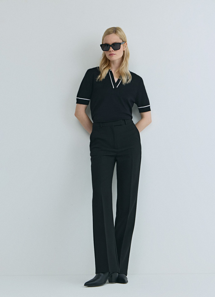 Джемпер с коротким рукавом