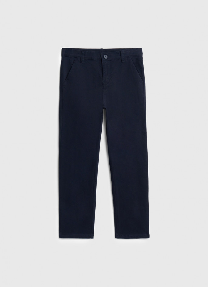 Брюки из твила для мальчиков