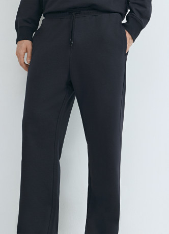 Трикотажные прямые брюки