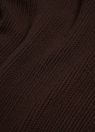 Джемпер поло из ажурной пряжи