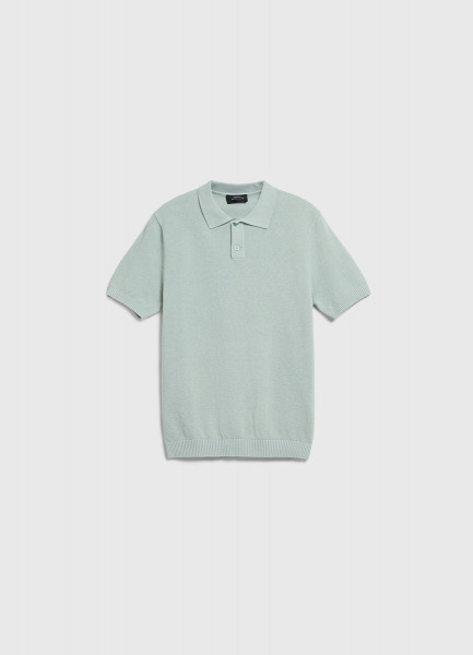 Вязаное поло для мальчиков Зеленый 1999₽