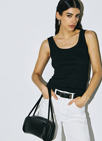 Базовая майка в рубчик