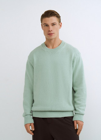 Вязаный джемпер из хлопка