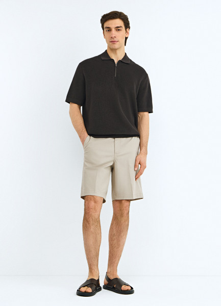 Базовые шорты, Бежевый