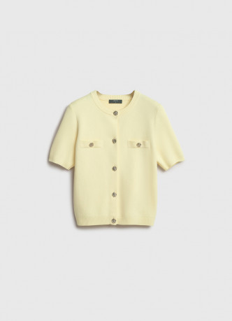 Кардиган с коротким рукавом