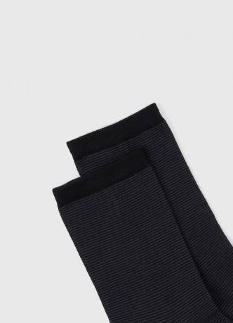 Высокие носки в полоску