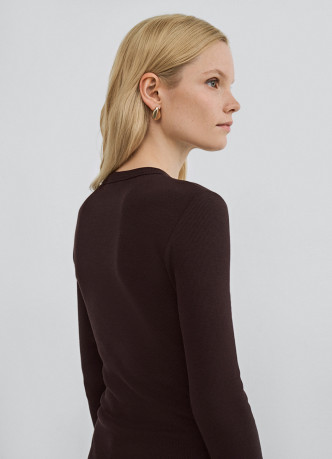 Лонгслив в рубчик