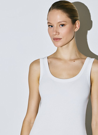 Базовая майка в рубчик