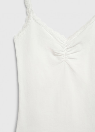 Майка с кружевом для девочек