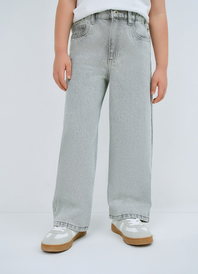 Широкие джинсы для девочек