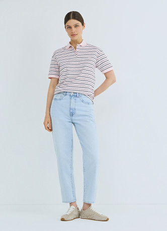 Джинсы Mom с высокой посадкой