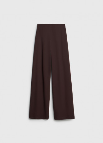 Широкие брюки из трикотажа