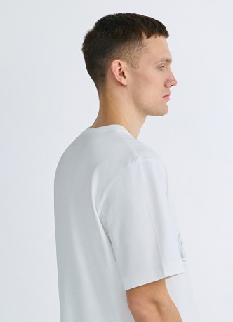 Футболка из хлопка с принтом