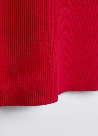 Джемпер поло в рубчик