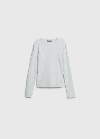 Лонгслив в рубчик