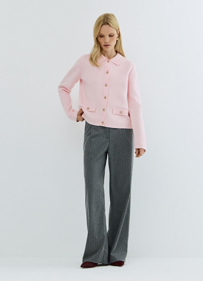 Кардиган на пуговицах