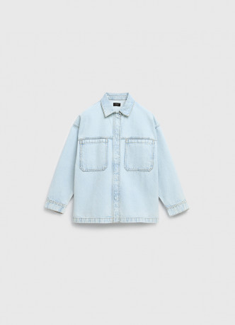 Куртка-рубашка из денима