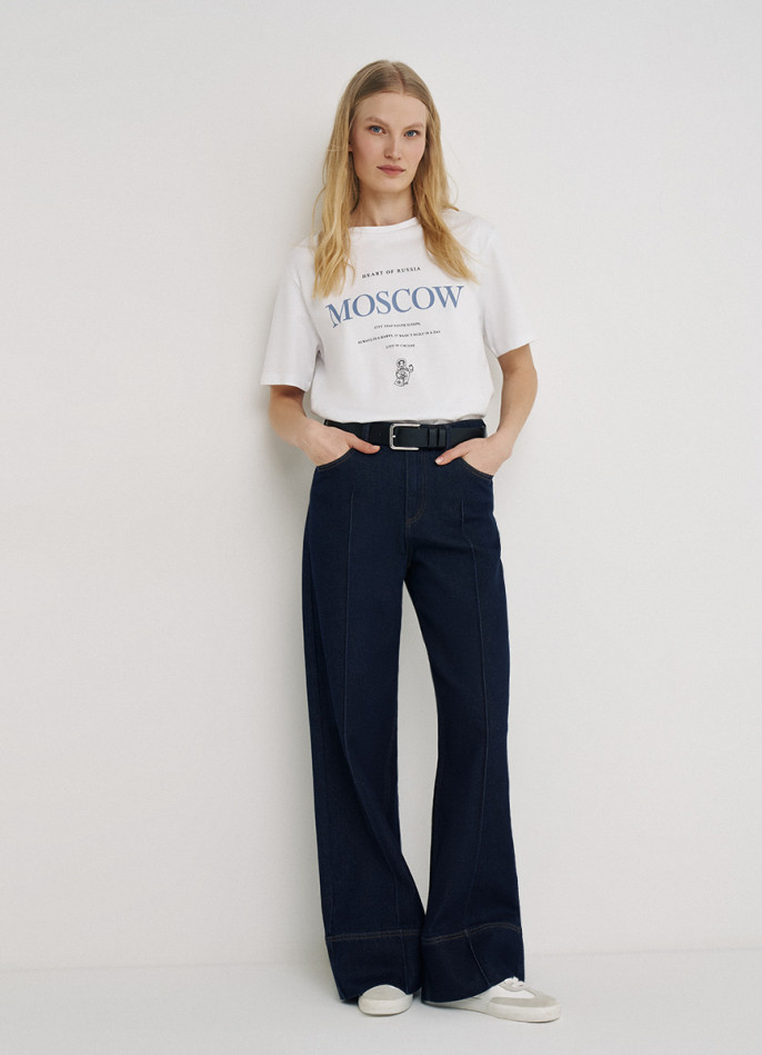 Футболка с принтом «Москва»