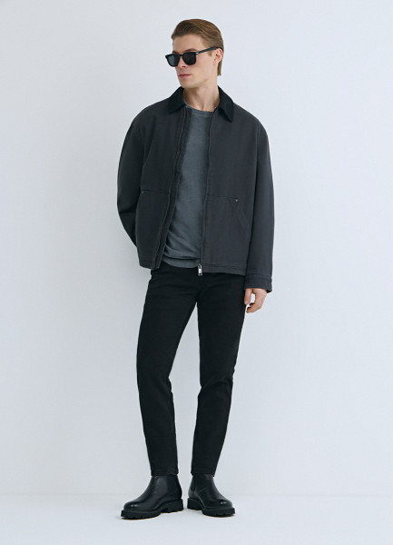 Базовые узкие джинсы Черный 1999₽