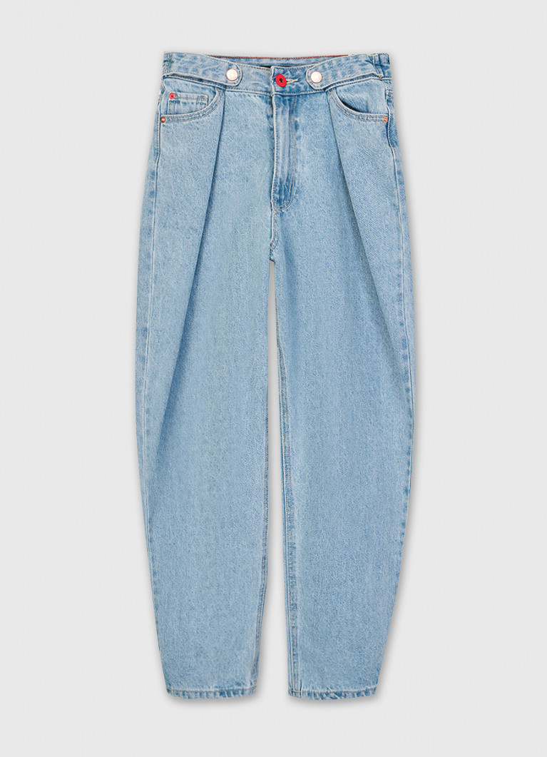 Джинсы Slouchy с защипами (LP5Y7B-D5 