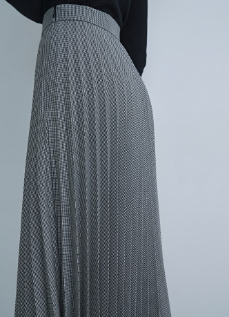 Плиссированная юбка миди