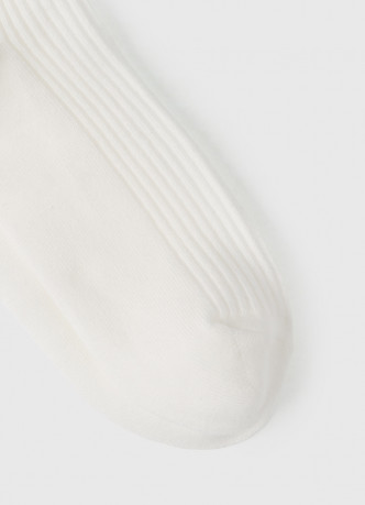 Высокие носки в рубчик с бантами для девочек