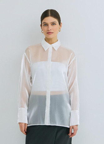 Блузка из органзы