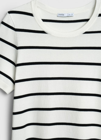 Базовый джемпер с коротким рукавом