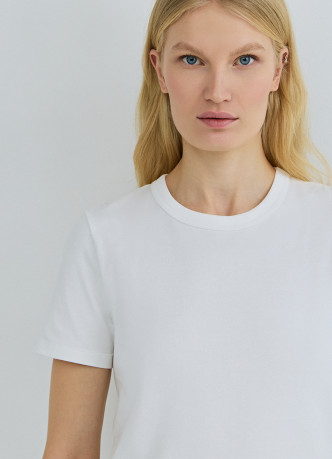 Базовая футболка из плотного хлопка