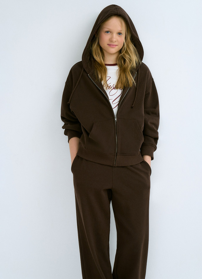 Толстовка на молнии для девочек